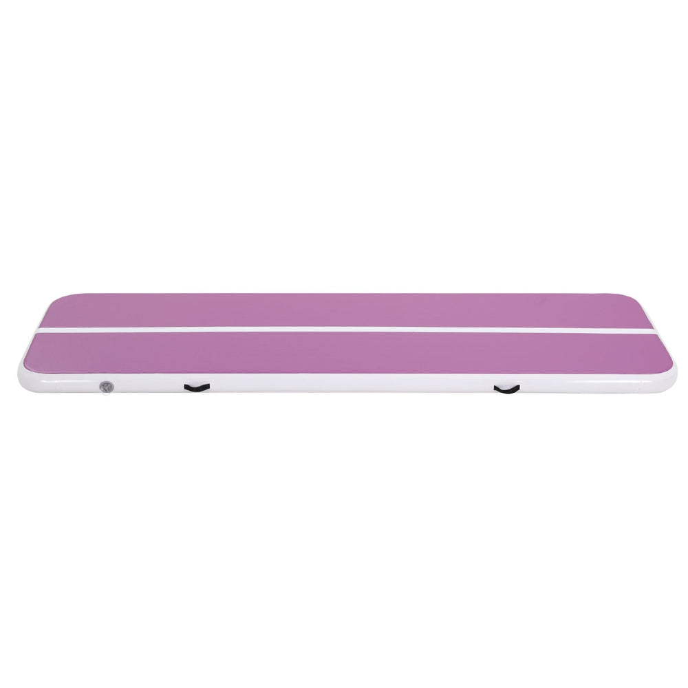 Everfit 3M purple air track gymnastics tumbling exercise yoga mat with pump, inflatable sports and fitness equipment by Hlpmedical