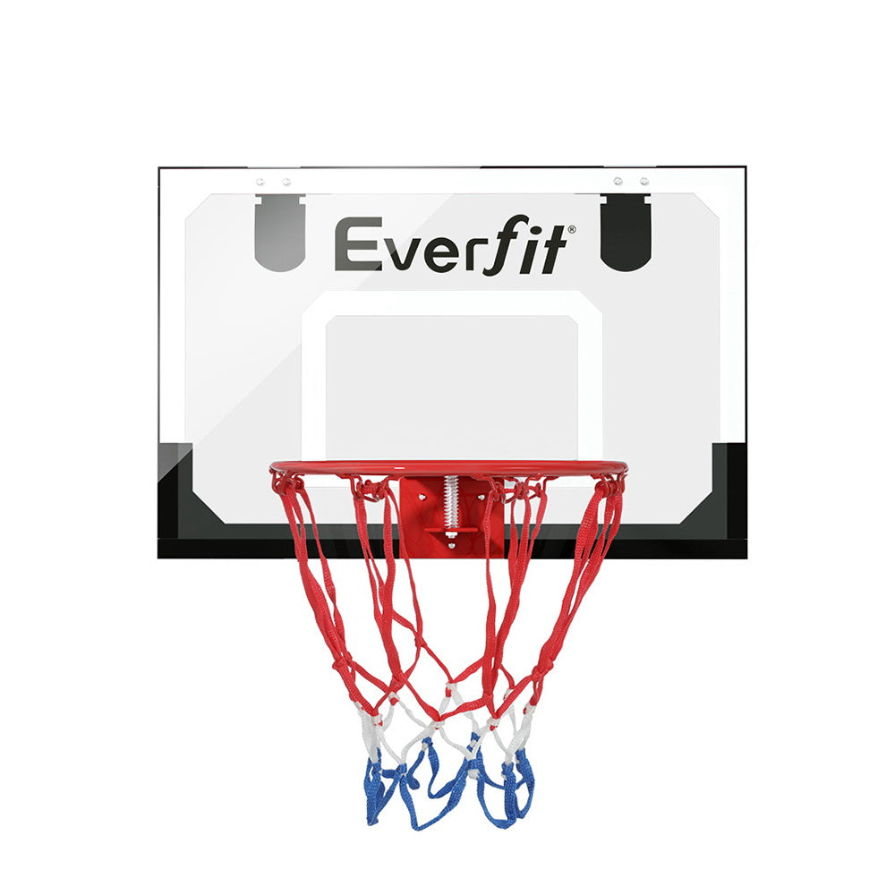 Black 23-inch mini basketball hoop backboard by Hlpmedical, wall-mounted for kids' indoor sports and basketball play.