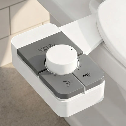 Hlpmedical Cefito non-electric slim bidet attachment with dual nozzles and adjustable water pressure for front and rear wash.
