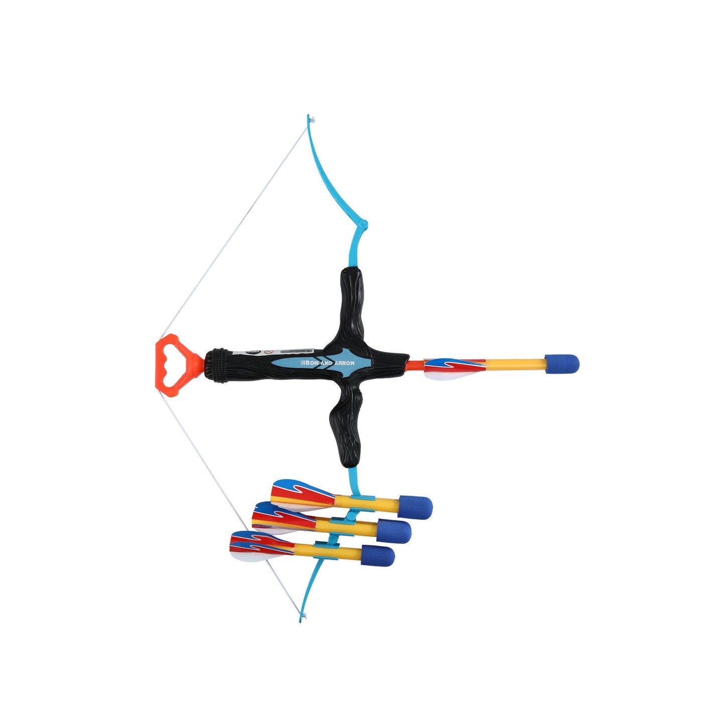 Keezi kids bow and arrow set with 6 arrows, outdoor archery toy for children, colorful plastic design for active play