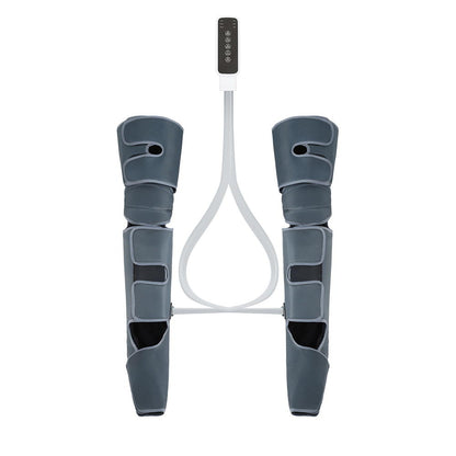 Black Livemor foot and leg massager by Hlpmedical with air compression, heating, and three massage modes for relaxation and relief.