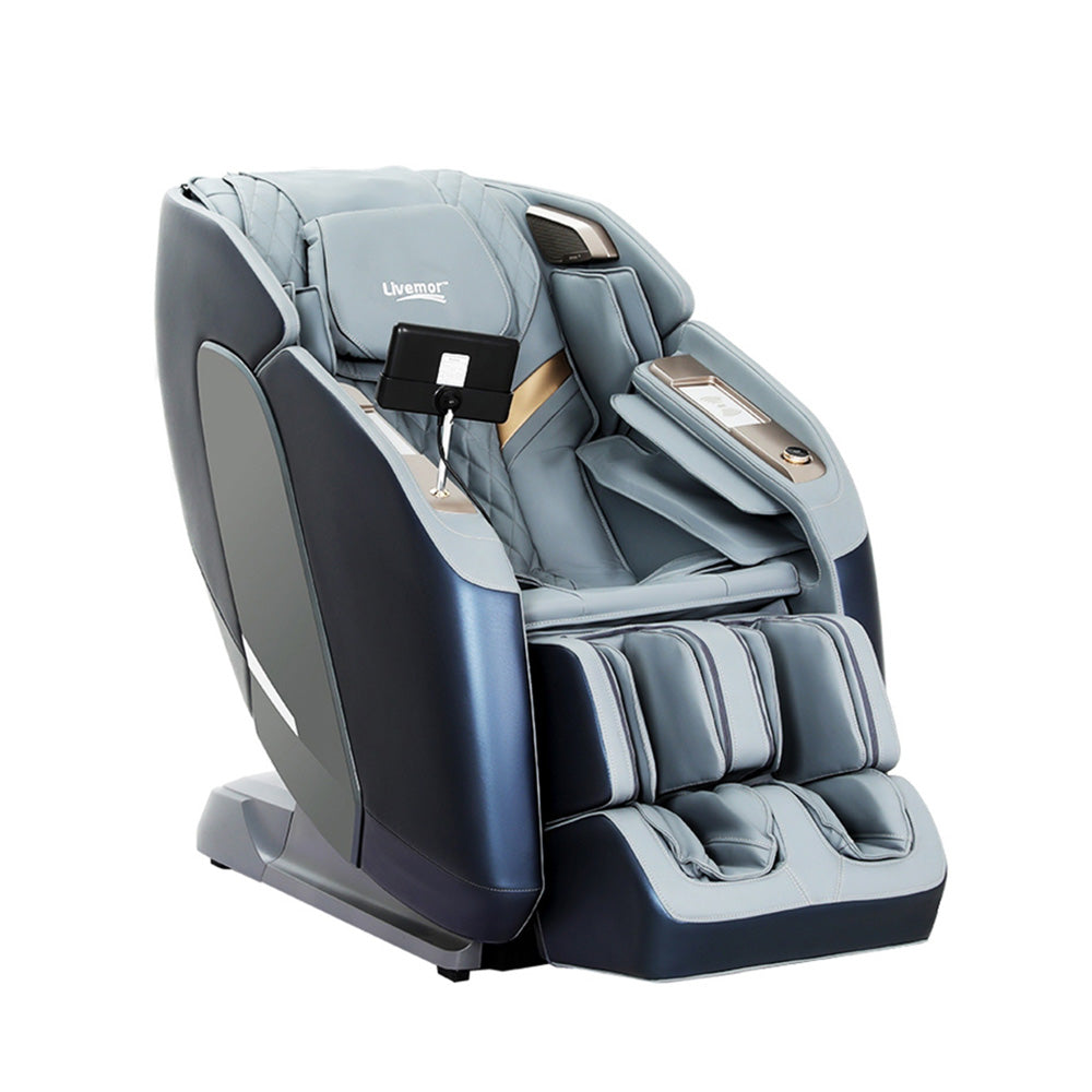 Hlpmedical Livemor 4D massage chair recliner with SL track, zero gravity, heated function, and AI body scan feature.