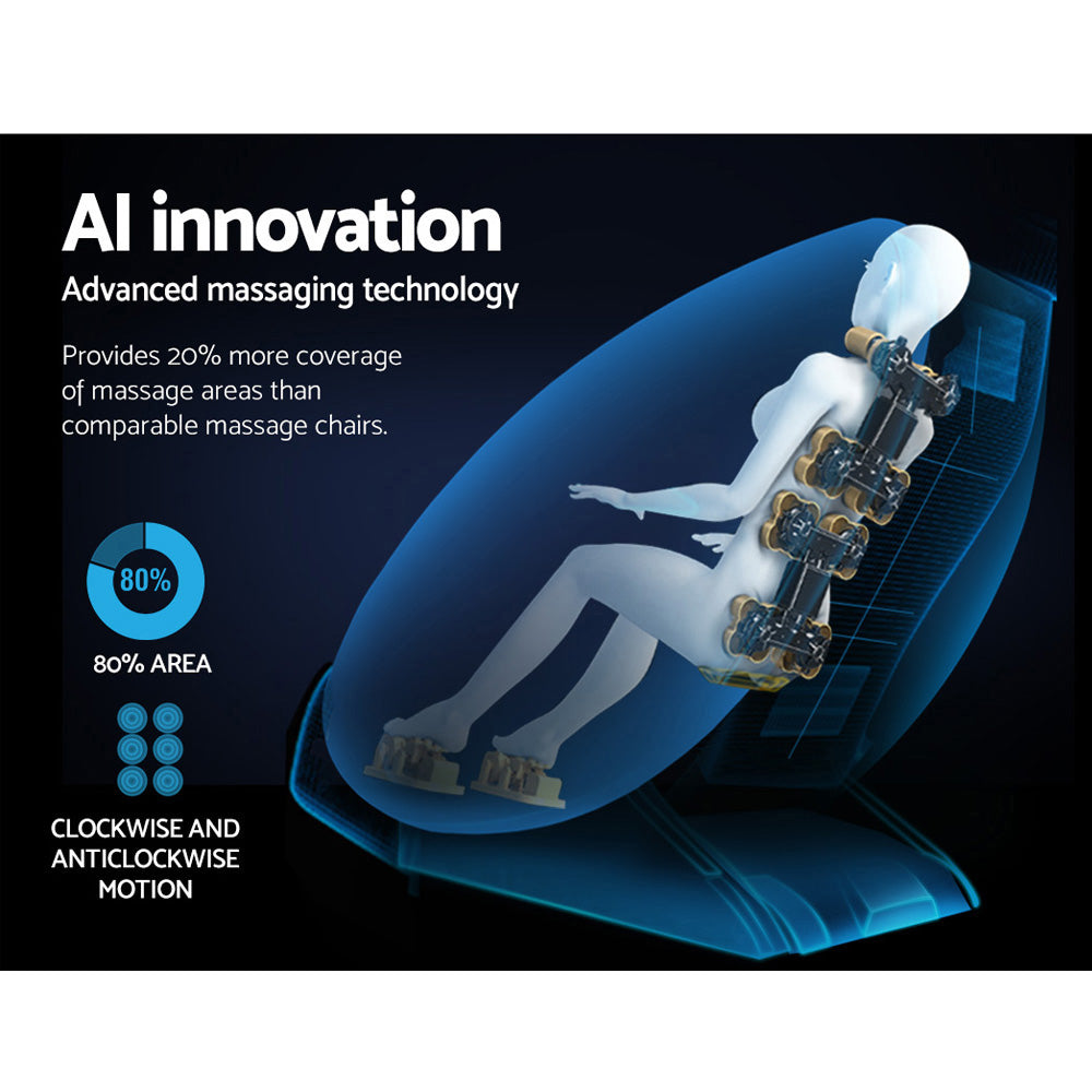 Black Livemor electric massage chair by Hlpmedical featuring a sleek recliner design with built-in massager for ultimate relaxation.