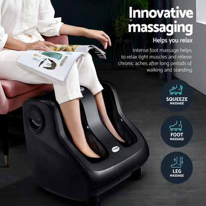 Hlpmedical Livemor full back massage seat cushion with heating and 360° foot massagers for relaxing health and wellness.