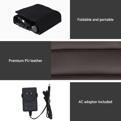 Livemor Massage Mat Kneading Neck Foot Massager Heated Vibration Airbag Mattress