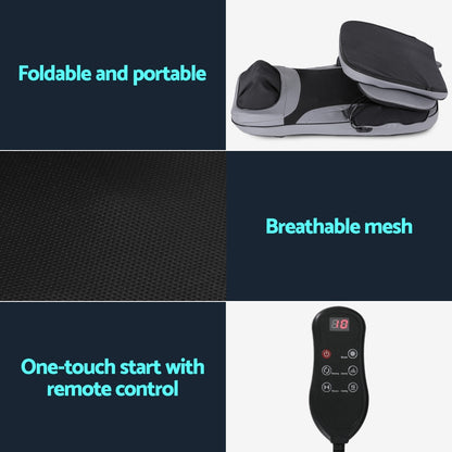 Hlpmedical Livemor 8-nodes full back massage cushion with heating feature, designed for relaxation and muscle relief.