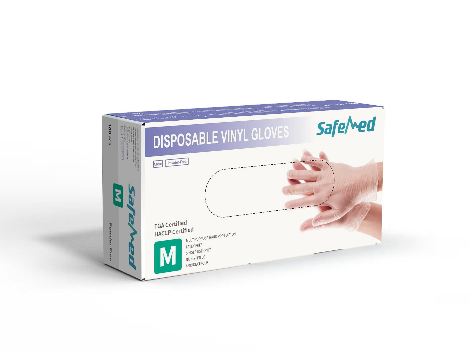 Clear Vinyl Gloves - Carton
