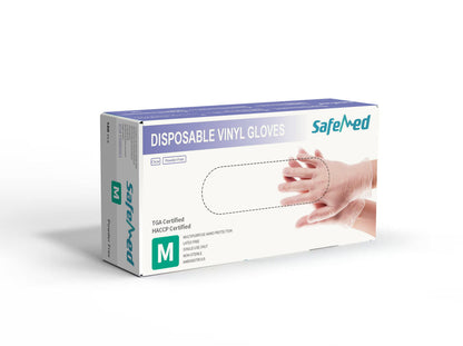 Clear Vinyl Gloves - Carton