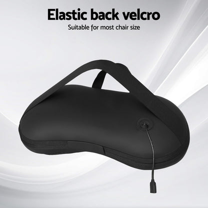 Hlpmedical Livemor neck massager with heat and kneading function, black color, designed for relaxing neck and back muscles.