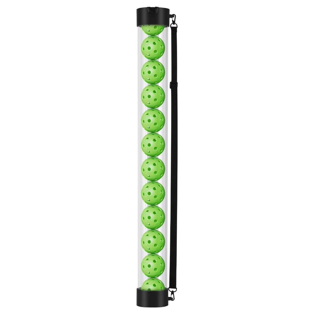 Everfit 12-piece Pickleball collector set with multi-ball retriever and portable storage, featuring adjustable strap for easy carrying.