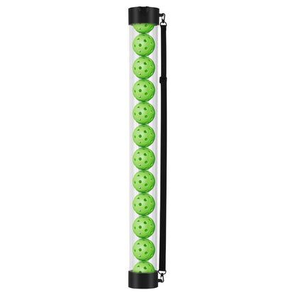 Everfit 12-piece Pickleball collector set with multi-ball retriever and portable storage, featuring adjustable strap for easy carrying.