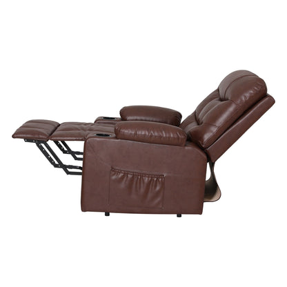 Hlpmedical Artiss recliner chair with heated massage feature, leather upholstery, and lift assist for comfortable relaxation.