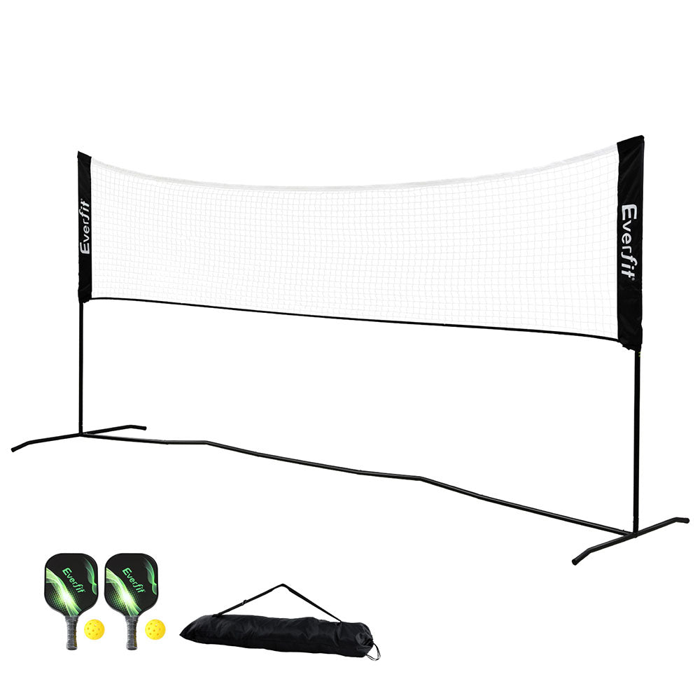 Hlpmedical Everfit 3.6M portable badminton tennis net with adjustable height, suitable for volleyball and ball sports.