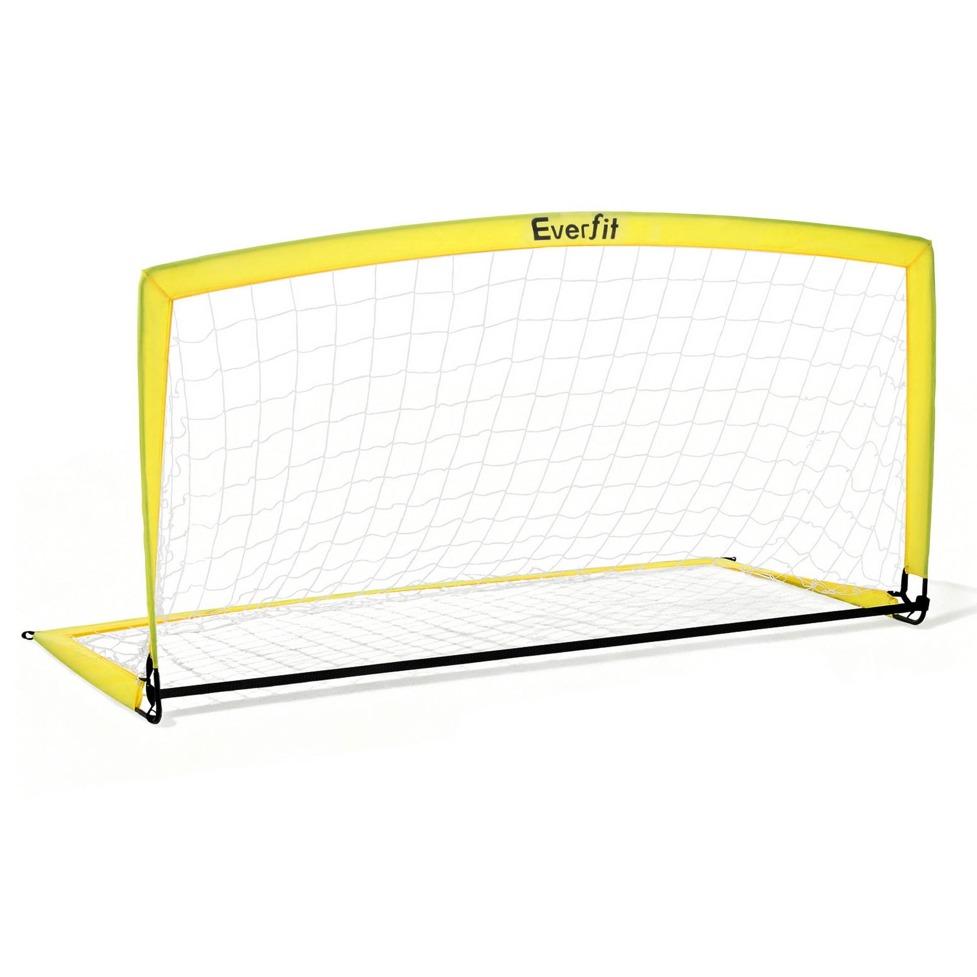 Hlpmedical Everfit 2m portable soccer goal net with rebounder for sports training, ideal for soccer practice and ball control.