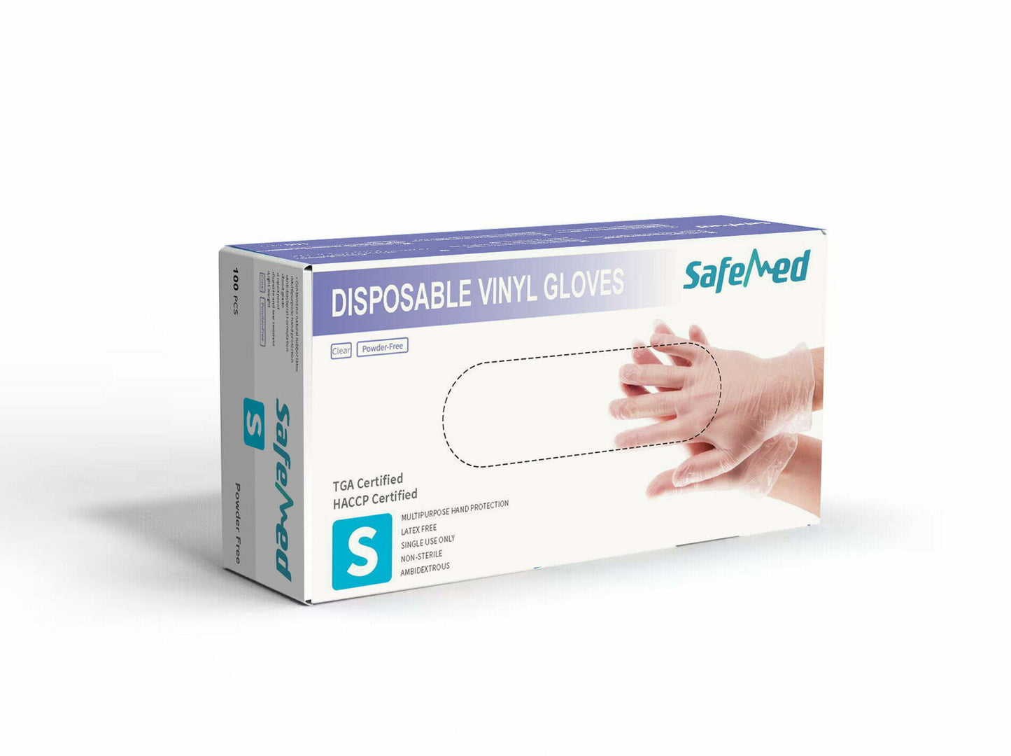 Clear Vinyl Gloves - Small carton