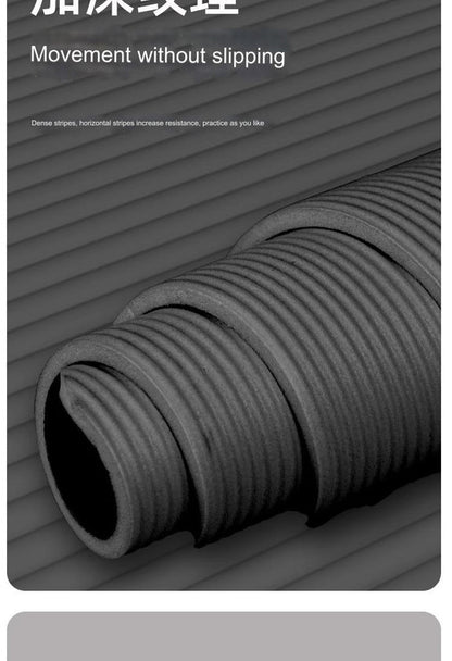 Hlpmedical 20mm thick shock-absorbing yoga mat for exercise and fitness, with textured surface for grip during yoga and Pilates.