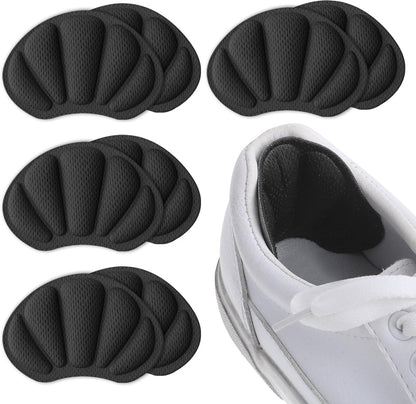 Hlpmedical 4-pair anti-slip heel sole protectors for high heels and dress shoes, featuring self-adhesive, unisex foot care accessories.