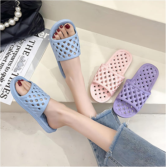 Hlpmedical men's and women's quick-drying shower slippers with cushioned thick soles, non-slip indoor and outdoor bathroom sandals.