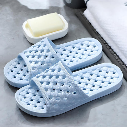 Hlpmedical men's and women's quick-drying shower slippers with cushioned thick soles, non-slip indoor outdoor bathroom sandals.
