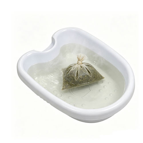 Hlpmedical Ion Ionic Detox Foot Bath Spa Machine with foot massage pads, white and compact design for personal foot care.
