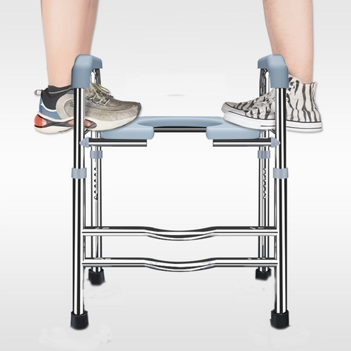 Hlpmedical raised toilet seat riser with arms for elderly and handicap, fits 64-74cm, providing support and comfort in bathroom.