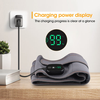Hlpmedical electric dual infrared heat back massager with lumbar support belt, designed for soothing waist and back relief.