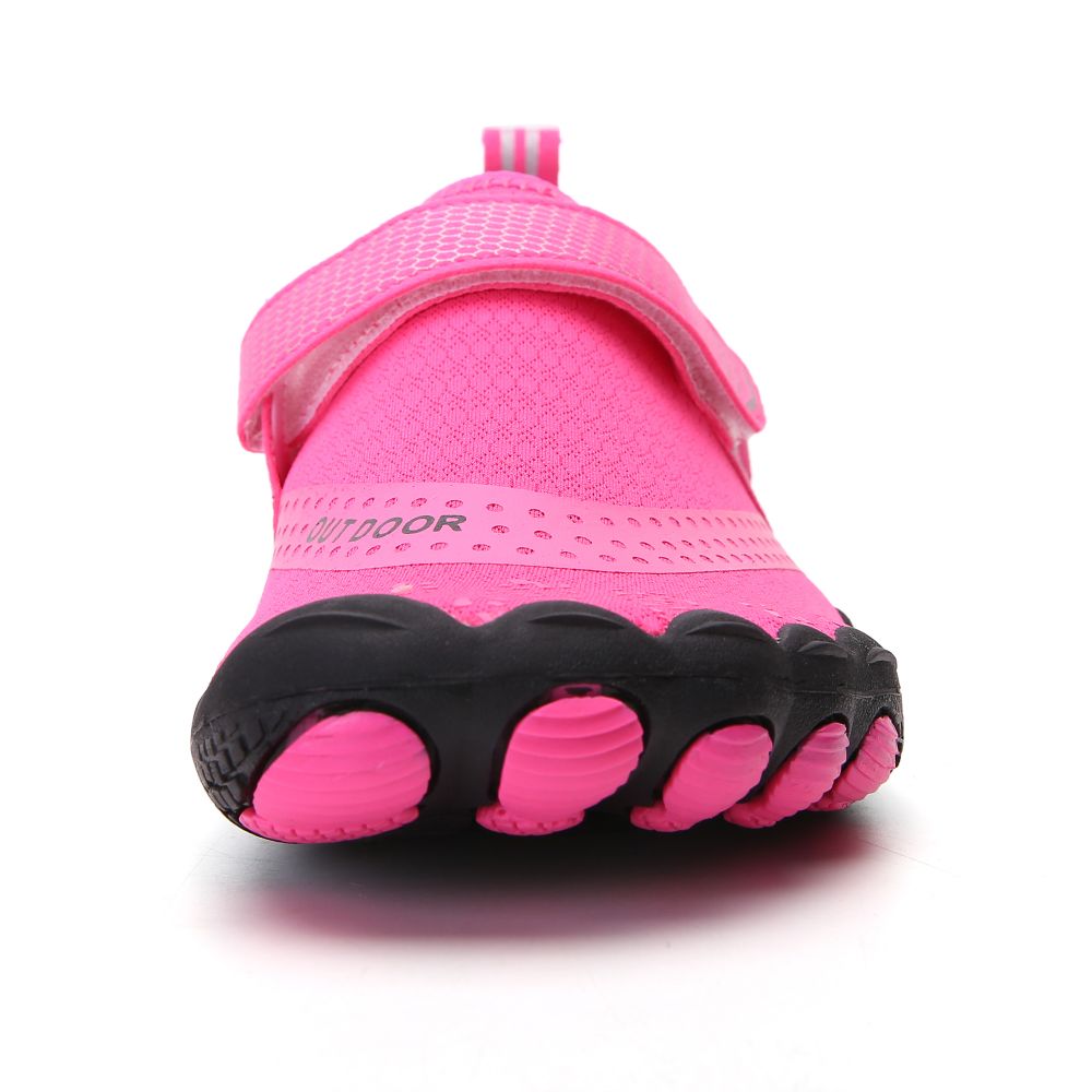 Pink women's water shoes by Hlpmedical, quick-dry aqua sports shoes for women, size EU38, designed for barefoot water activities.
