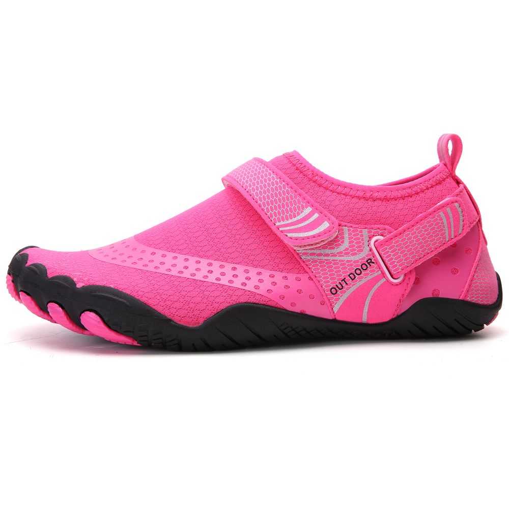 Pink women's water shoes by Hlpmedical, quick-dry aqua sports shoes, size EU38, designed for barefoot water activities.