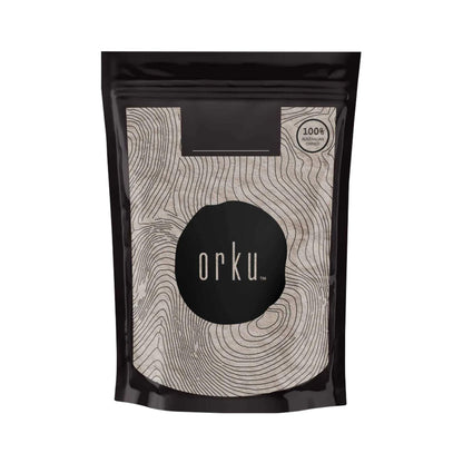 Hlpmedical Orku 1kg food-grade diatomaceous earth fossil shell flour powder for health and nutritional supplement use.