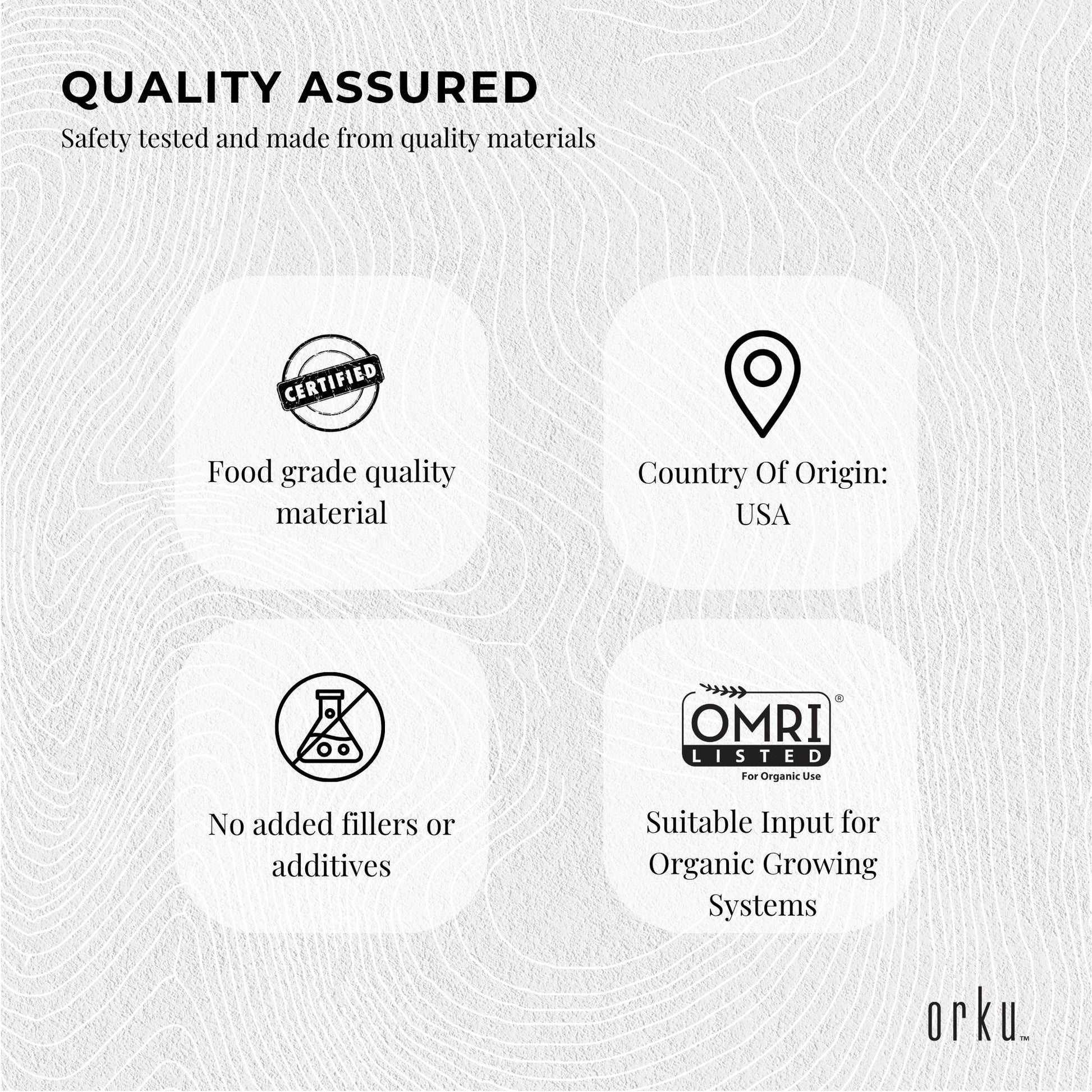 Hlpmedical Orku 22.6kg food grade diatomaceous earth fossil shell flour powder for health and nutrition, bulk supplement.