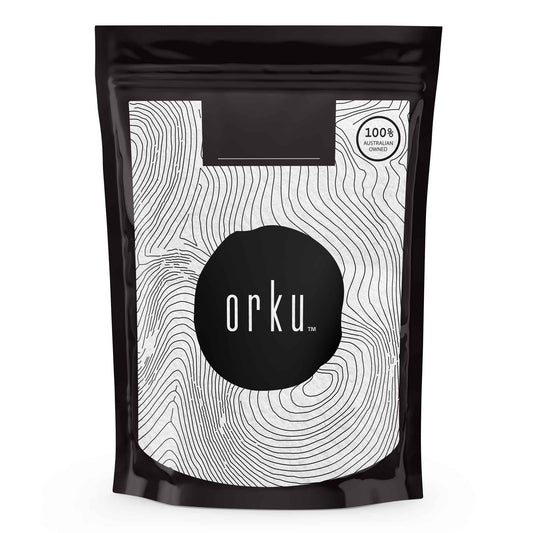 Hlpmedical Orku 100g Taurine Powder container, high purity L-Taurine amino acid supplement for health and energy support