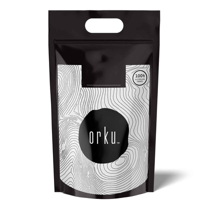 Hlpmedical Orku 5kg Taurine Powder container showing high purity L-Taurine amino acid supplement for health and nutrition.