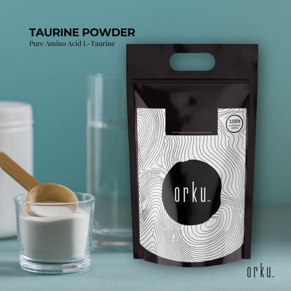 Hlpmedical Orku 5Kg Taurine Powder, high purity L-Taurine amino acid supplement for health and nutrition.