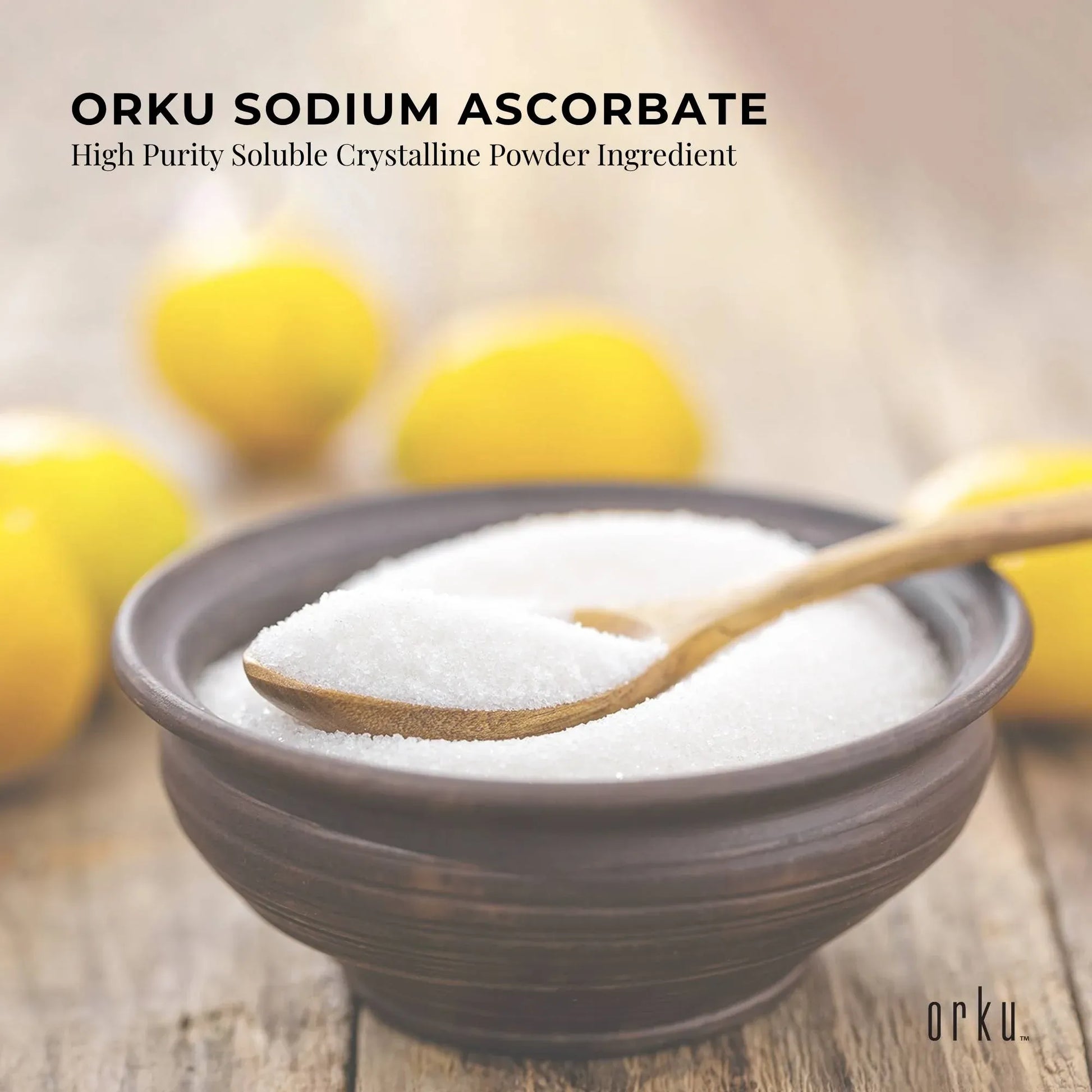 V238-SUPDZ-28645548163152-02.webp: Hlpmedical Orku 100g Sodium Ascorbate high purity crystalline powder for nutritional supplement use