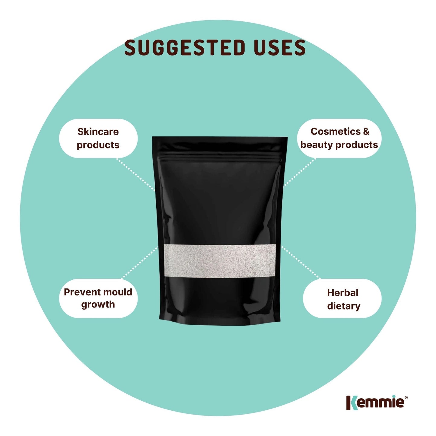 Kemmie 400g Potassium Sorbate food-grade granules, preservative for cosmetics and food, by Hlpmedical.