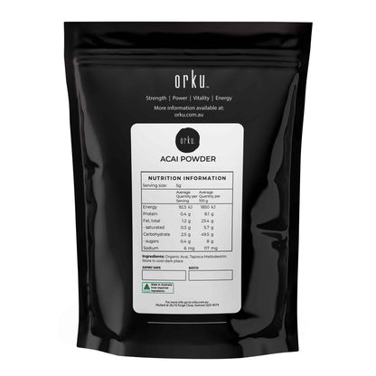 2kg organic acai powder from Hlpmedical, a health supplement made from Amazon berries, rich in antioxidants and superfood nutrients.