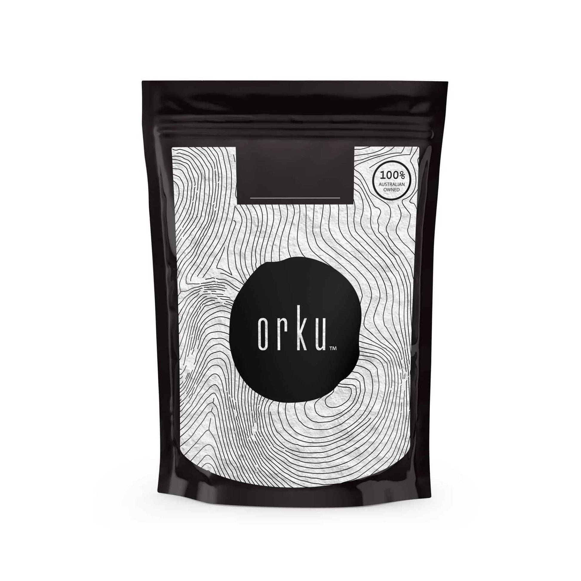 Hlpmedical Orku 1kg potassium chloride powder, food-grade KCl salt substitute for nutrition and health supplements.