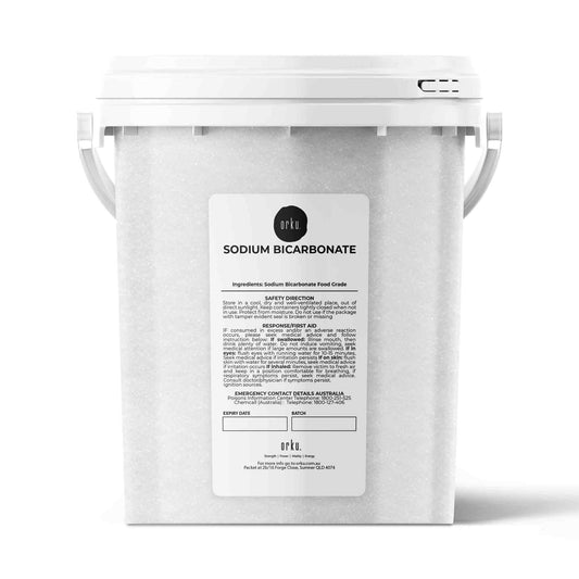 Hlpmedical Orku 1.3kg sodium bicarbonate food grade baking soda tub, aluminum-free powder for health and wellness use