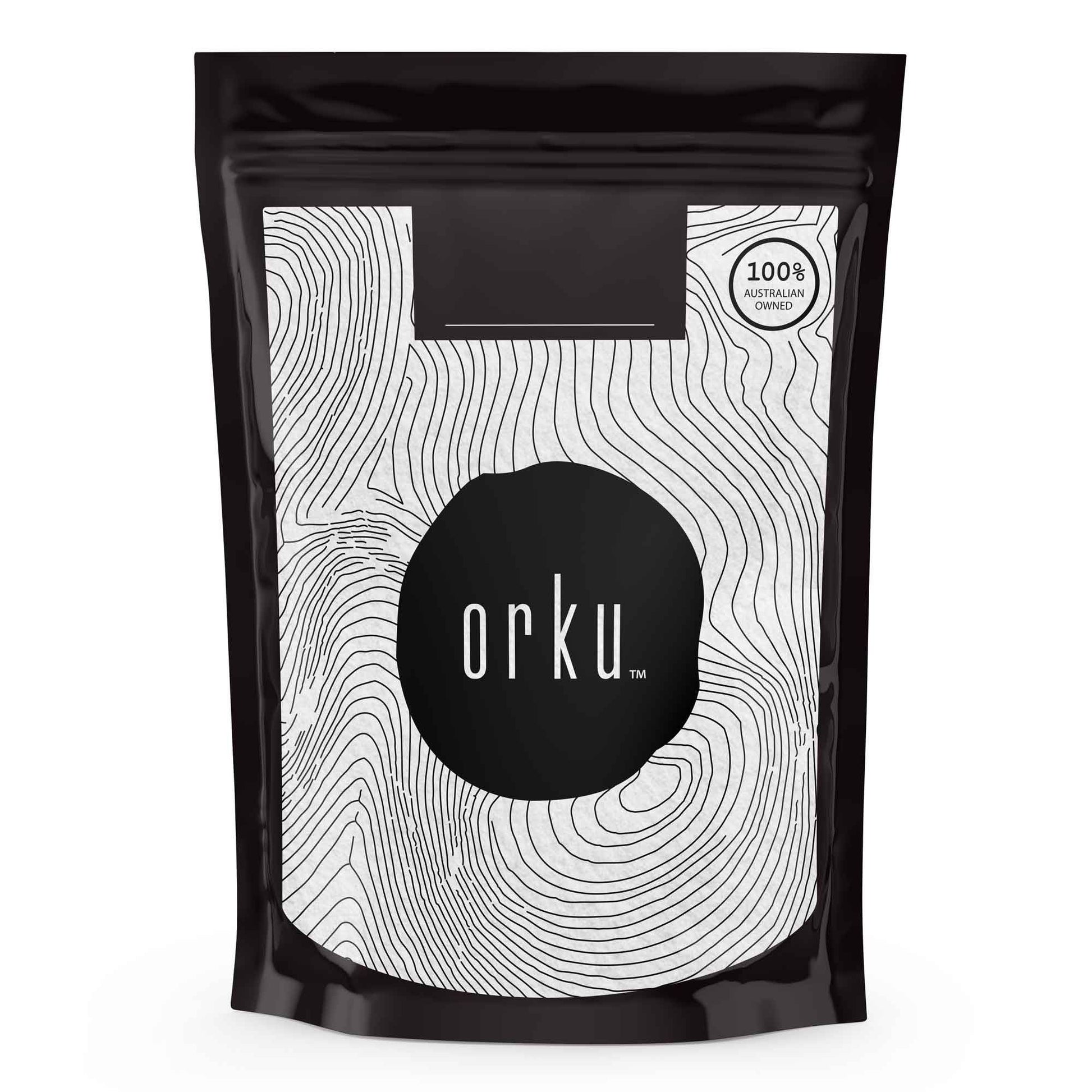 Hlpmedical Orku 400g sodium bicarbonate baking soda powder, food grade, aluminum-free, used for health, baking, and personal care.