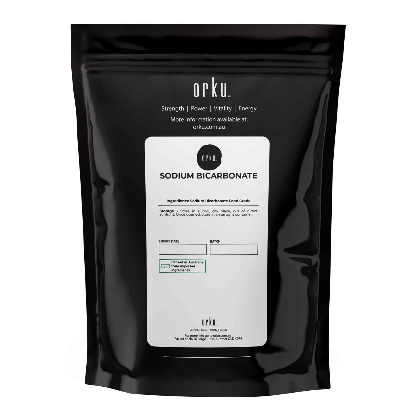 Hlpmedical Orku 400g food grade sodium bicarbonate baking soda powder, aluminum-free, for health and nutritional uses