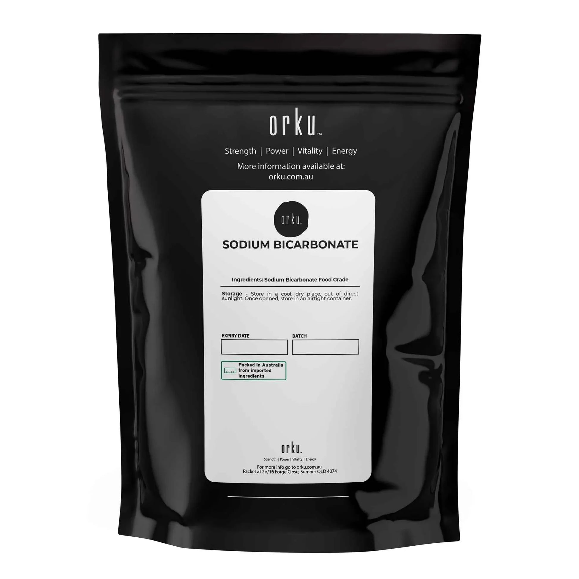 Hlpmedical Orku 400g food grade sodium bicarbonate baking soda powder, aluminum-free, for health and nutritional uses