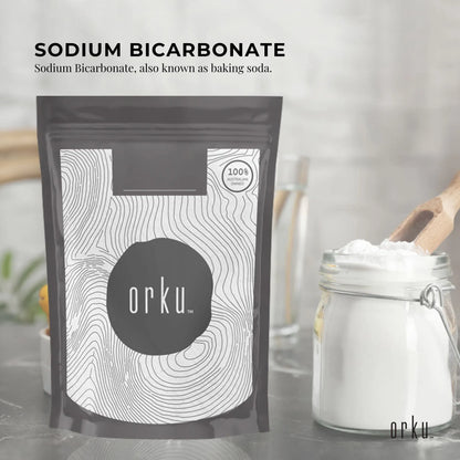 Hlpmedical Orku 400g sodium bicarbonate baking soda powder, food grade, aluminum-free, used for baking and health purposes