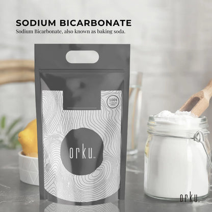 Hlpmedical Orku 5kg food-grade sodium bicarbonate baking soda, aluminum-free NaHCO3 powder for health and baking uses