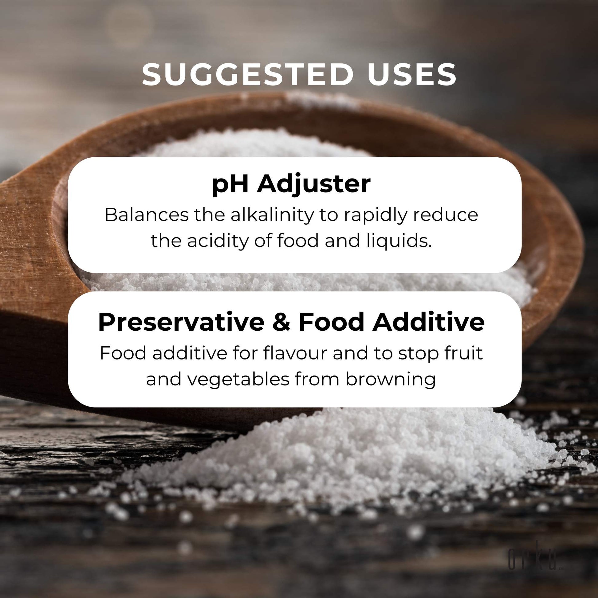 100g sodium citrate powder from Hlpmedical, food-grade trisodium salt used as an acid preservative and supplement ingredient.
