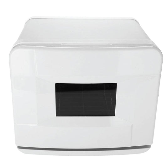 Hlpmedical Orku 8L white electric towel warmer and UV steriliser cabinet for salon heat sanitising and wellness use.