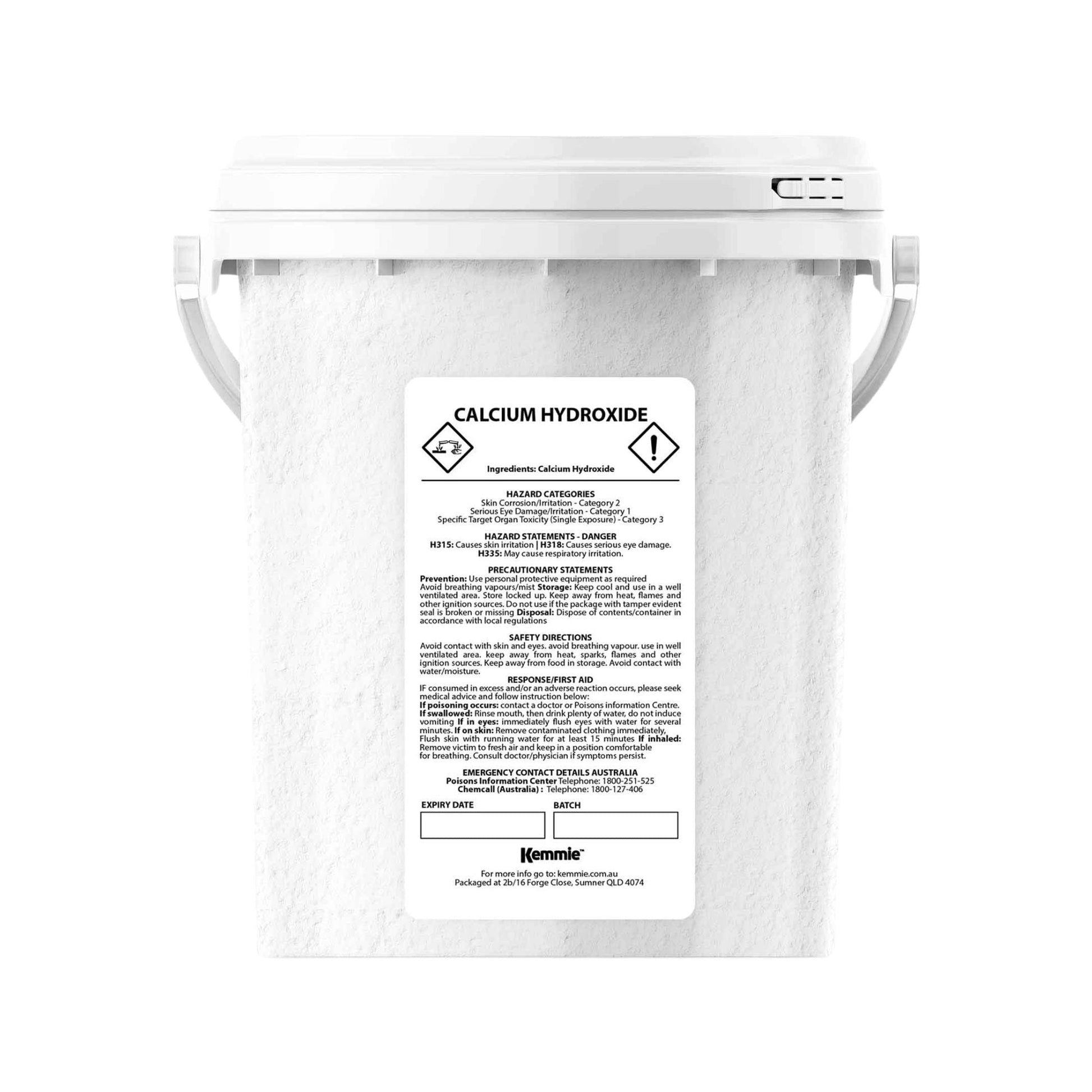 Hlpmedical Kemmie 600g calcium hydroxide powder tub for pickling, food-grade lime for food preservation and health use.