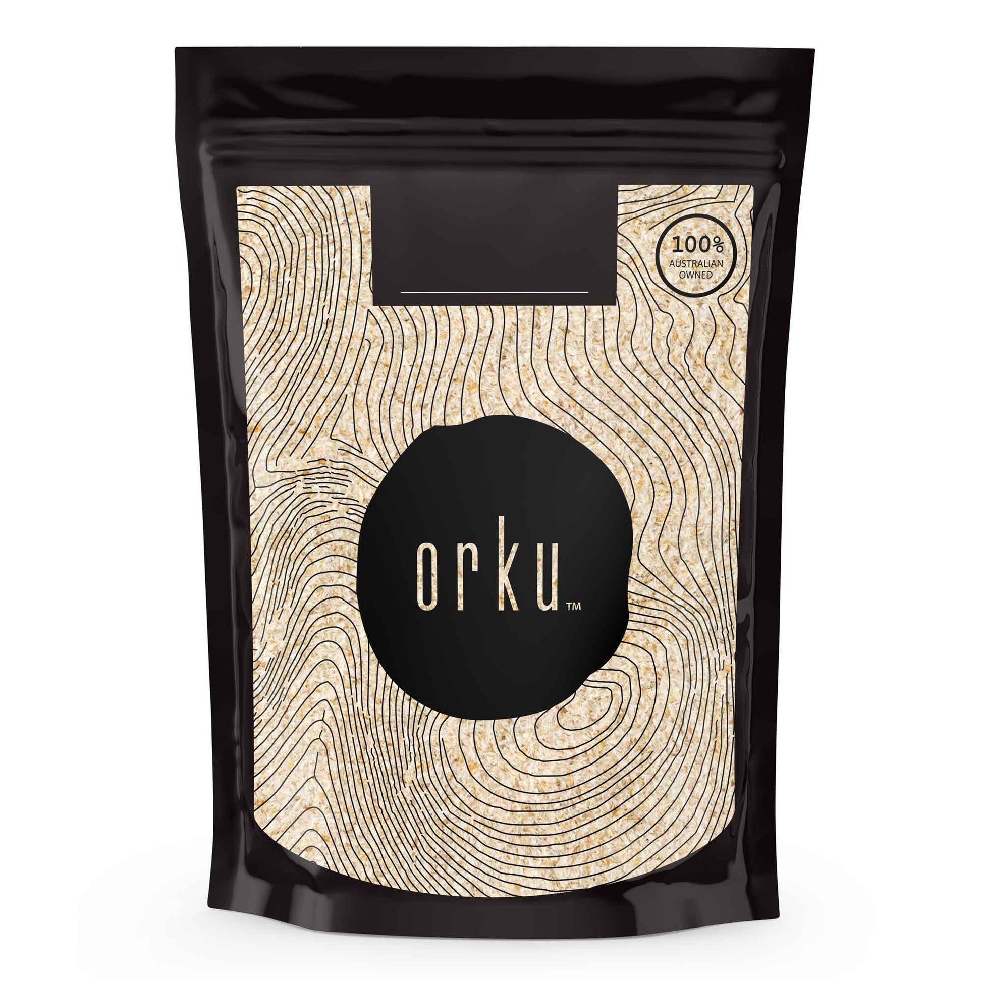 2kg organic Psyllium Husk bag from Hlpmedical, natural fiber supplement for digestive health and dietary fiber intake.