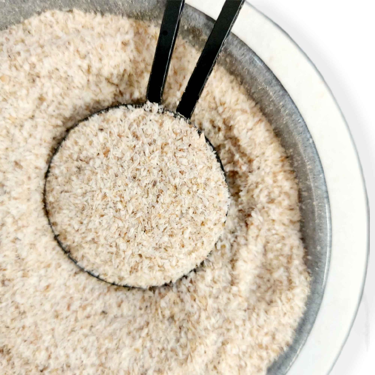 2kg bag of organic Psyllium Husk by Hlpmedical, natural fiber supplement for digestion and health, shown in the image.