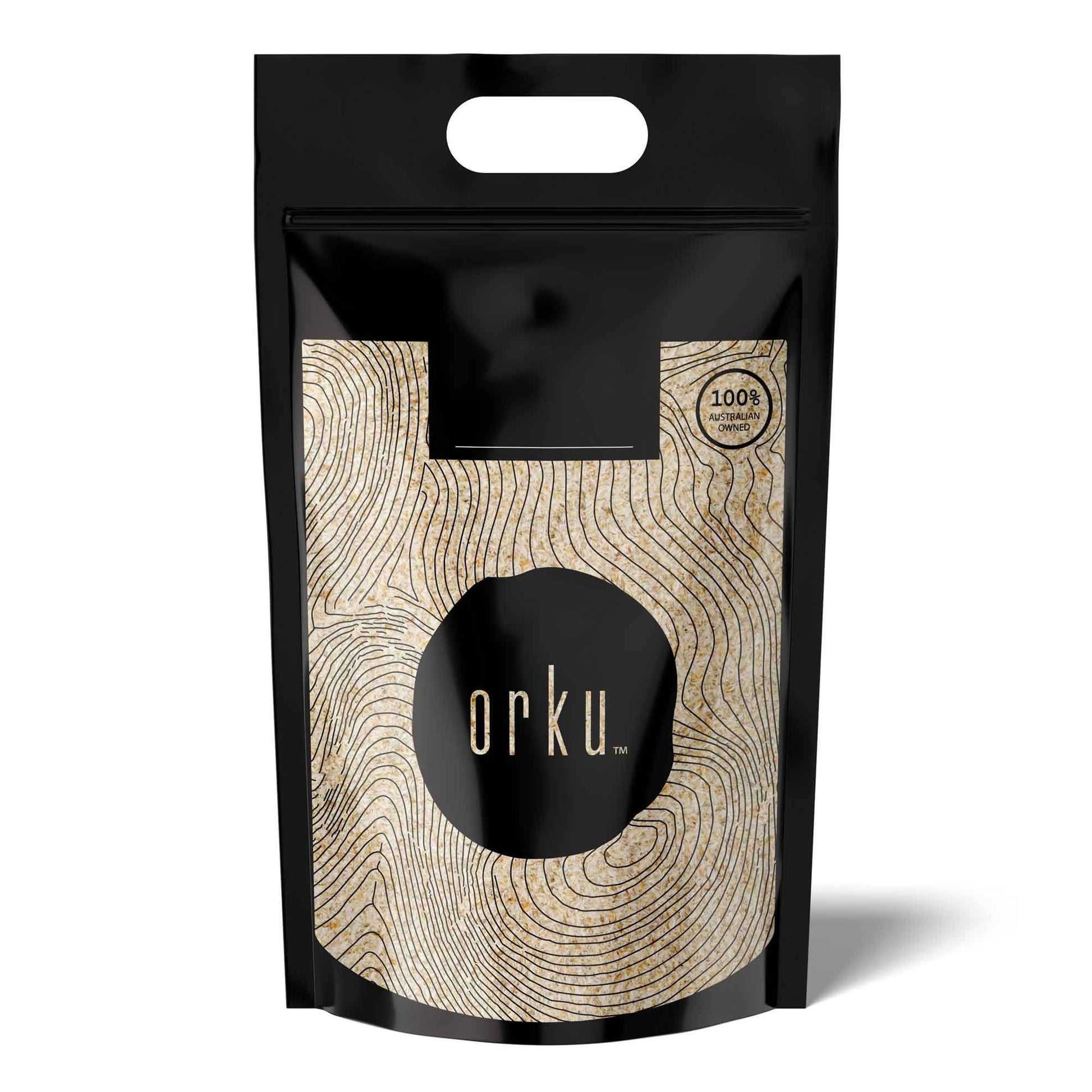 Bulk 20kg Hlpmedical organic psyllium husk bags, natural fiber source for health and digestive supplements.
