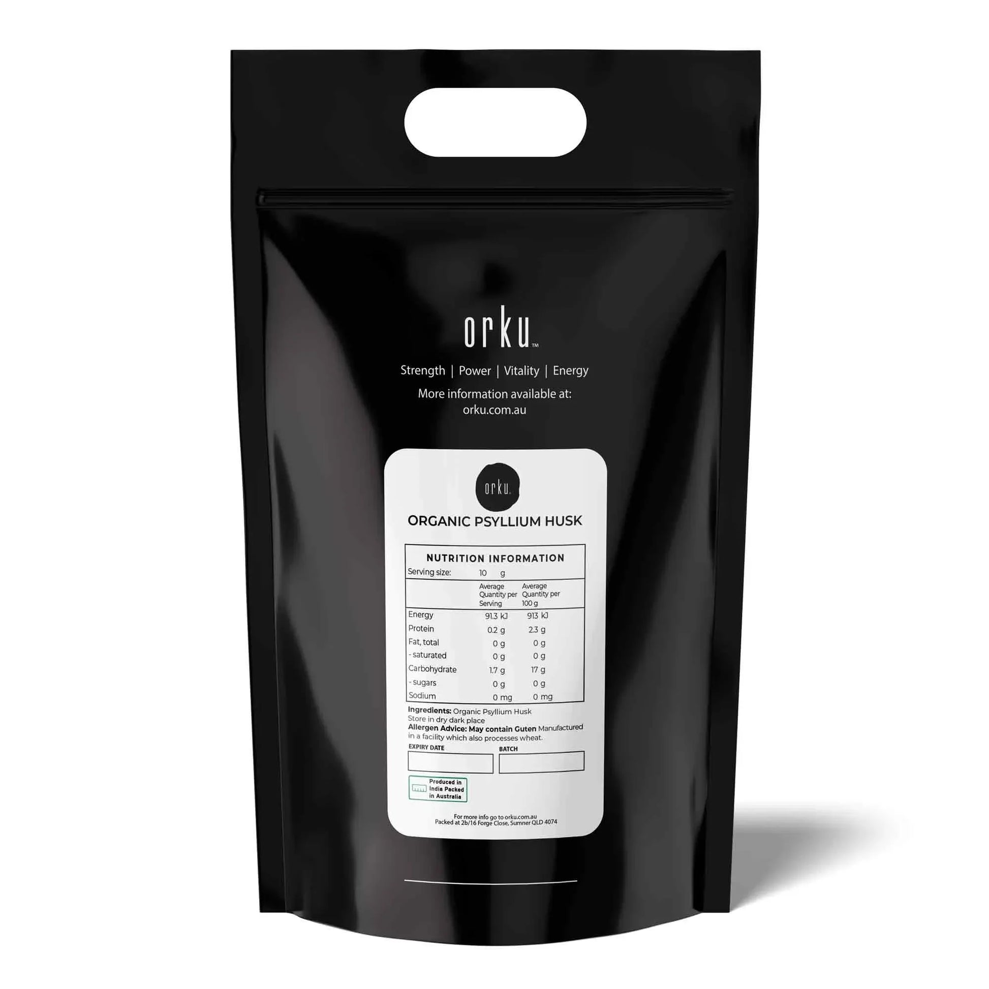 Bulk 20kg organic psyllium husk bags by Hlpmedical, natural fiber supplement for digestion and health.